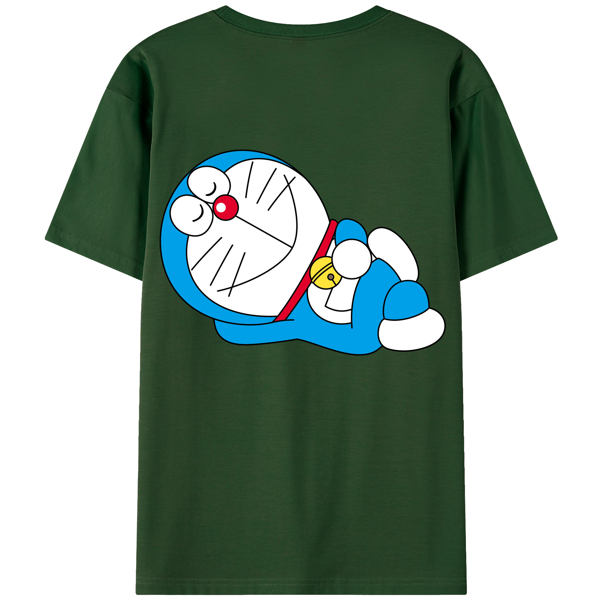（画像用） ドラえもん Doraemon 綿100％半袖Tシャツ（背面プリント）